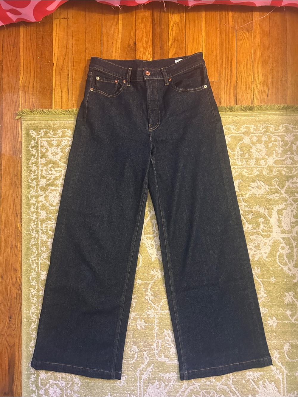 GAP High Rise Stride Dark Blue Jeans
